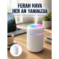 Hava Nemlendirici Buhar Makinesi Led Işıklı Usb Dekoratif Nemlendirici Yeni Nesil