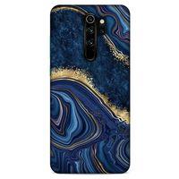 Xiaomi Redmi Note 8 Pro Uyumlu Kılıf Mavi Delisi (1) Kılıfı Mermer