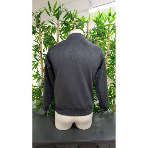 Erkek önden Fermuarlı Içi Astarlı Süet Ceket