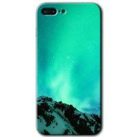 Potkal Hediye Fabrikası iPhone 8 Plus Kılıf HD Desen Baskılı Arka Kapak - Aurora