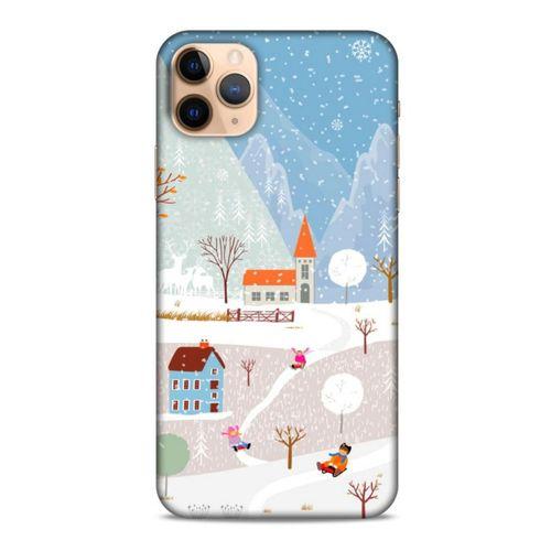 Apple Iphone 11 Pro Kılıf Snowix (40) Fit Silikon Kılıf Beyaz Mavi