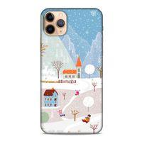 Apple Iphone 11 Pro Kılıf Snowix (40) Fit Silikon Kılıf Beyaz Mavi