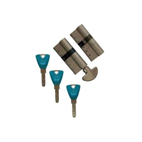 Keso 8000 Basic Plus Çelik Takviyeli Kapı İkiz Bareli 70 mm 3 Anahtarlı