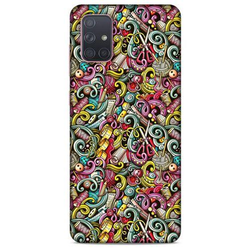 Graffitix (46) Desenli Silikon Kapak Samsung Galaxy A71 Kılıf