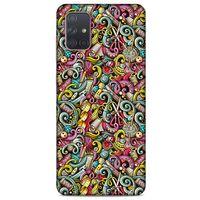 Graffitix (46) Desenli Silikon Kapak Samsung Galaxy A71 Kılıf