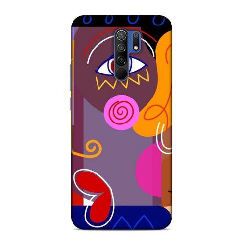 Xiaomi Redmi 9 Uyumlu Kılıf Face'X 49 Ultra Silikon Kılıf Çizim