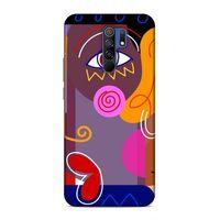 Xiaomi Redmi 9 Uyumlu Kılıf Face'X 49 Ultra Silikon Kılıf Çizim