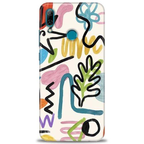 Huawei P Smart 2019 Kılıf HD Baskılı Kılıf - Çizimler + Tam Ekran Koruyucu