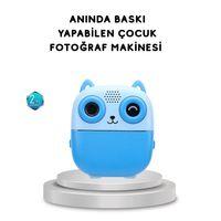 48mp Termal Baskılı Çocuk Dijital Kamera 1080p Video 2.4'' Ekran 6x Zoom