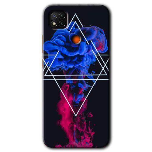 Xiaomi Redmi 9c Kılıf Baskılı Kapak - Mekanik Duman 1 +Tam Kaplayan Mat Seramik