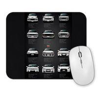 History Nissan GTR  V2 Specs Mouse Pad