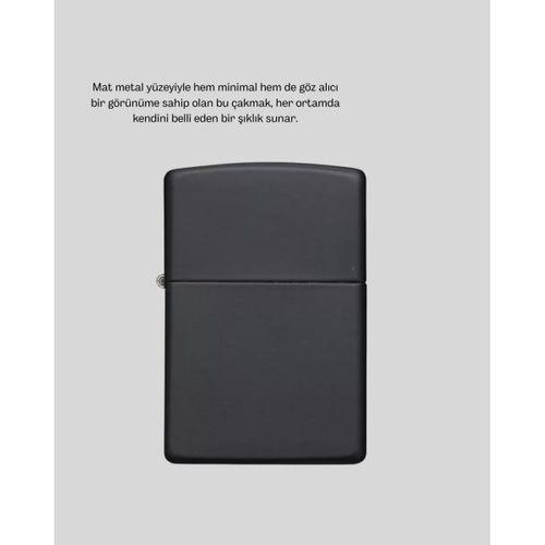 Tasarım Metal Çakmak Minimal Mat Yüzeyli Ve Şık Görünümlü