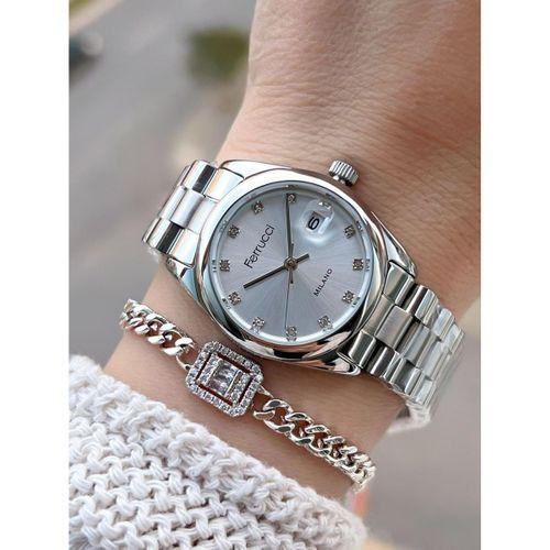 Ferrucci Vintage Seri 2 Yıl Garantili Yeni Sezon 3 Atm Suya Dayanıklı Kadın Kol Saati FC.F03609.1