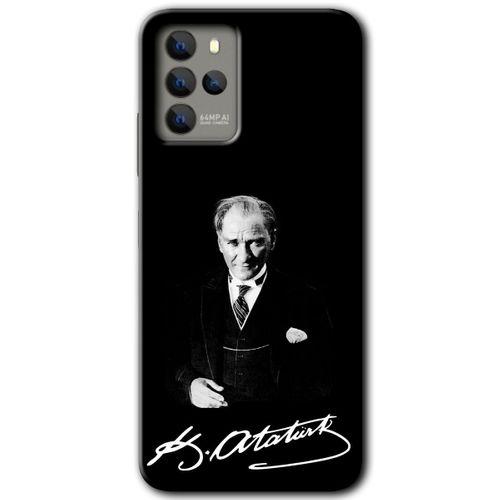 Omix X700 Kılıf HD Desen Baskılı Arka Kapak - Atatürk İmza