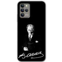 Omix X700 Kılıf HD Desen Baskılı Arka Kapak - Atatürk İmza