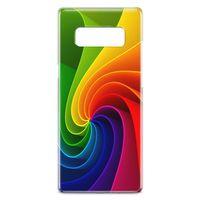 Samsung Galaxy Note 8 Kılıf Rüzgar Gülü Arka Kapak Koruma Desenli Full Koruyucu
