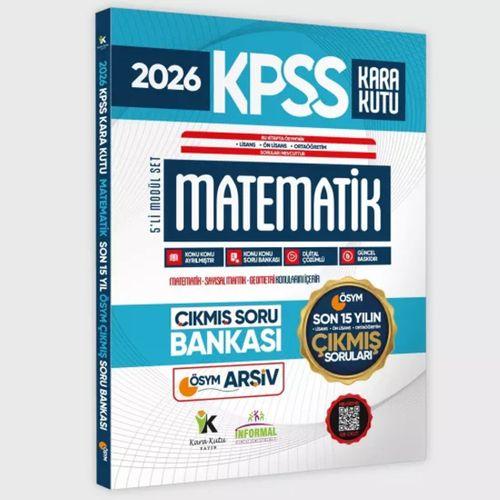 2026 FULLKPSS Lisans -Önlisans-Ortaöğretim Matematik Kara Kutu ÖSYM Çıkmış Soru Bankası Son 15 Yıl