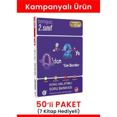 0'dan 2'ye Konu Anlatımlı Soru Bankası 50' li Paket (7 Kitap Hediyeli)