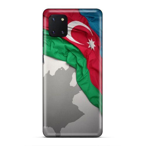 Huawei Y5P Uyumlu Kılıf Azarbaijan (9) Kılıf Kumaş Bayrak