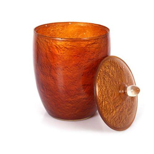 Altın Renkli Kapaklı Çöp Kovası 19X19X23Cm