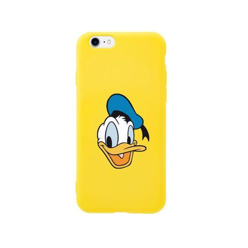 iPhone 8 Daffy Duck Tasarımlı Sarı Telefon Kılıfı