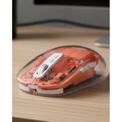 Şeffaf Kablosuz Mouse Bluetooth Bağlantılı Sessiz Tıklama