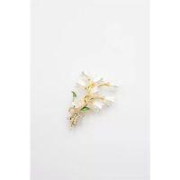 Kardelen Broş - Altın