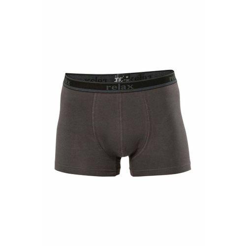 Relax Pamuklu Esnek Erkek Boxer Füme - 1268A