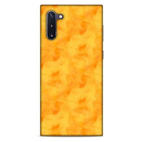 Mermer Desenli (10) Tema Full Koruma Kılıfı Turuncu Samsung Galaxy Note 10 Kılıf