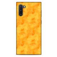 Mermer Desenli (10) Tema Full Koruma Kılıfı Turuncu Samsung Galaxy Note 10 Kılıf