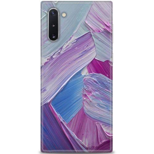 Samsung Galaxy Note 10 Kılıf HD Baskılı Kılıf - Purple + Tam Ekran Koruyucu