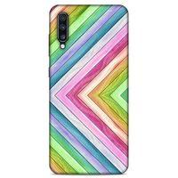 Lopard Samsung Galaxy A70s Uyumlu Kılıf Wood'X (41) Tank Kılıf Baskılı
