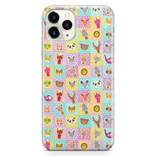 Apple iPhone 11 Pro Kılıf Peluş Oyuncaklar Arka Kapak Koruma Desenli Full Koruyucu
