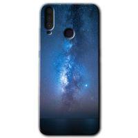 Potkal Hediye Fabrikası General Mobile GM 10 HD Baskılı Kılıf + 9D Tam Ekran Koruyucu - Samanyolu