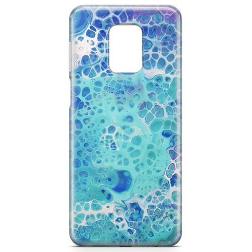 Xiaomi Redmi Note 9 Pro Kılıf Mermer Su Arka Kapak Koruma Desenli Full Koruyucu
