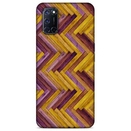 Lopard Oppo A52 Uyumlu Kılıf Wood'X (35) Fit Design Kılıf Baskılı