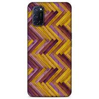 Lopard Oppo A52 Uyumlu Kılıf Wood'X (35) Fit Design Kılıf Baskılı