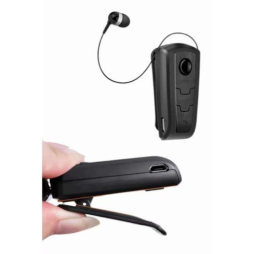 Makaralı Bluetooth Kulakiçi Yaka Kulaklığı Kablosuz Kulaklık