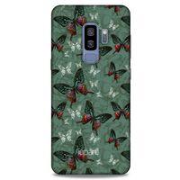 Samsung Galaxy S9 Plus Kılıf Kelebek Etkisi (32) Soft Silikon Kılıf Turunu Sarı