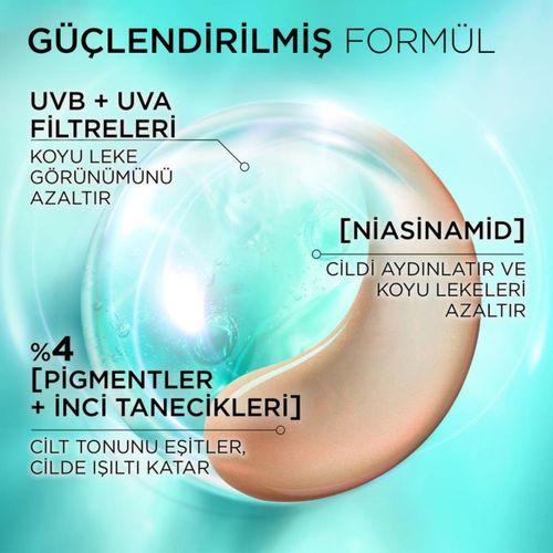 L'Oréal Paris Bright Reveal Spf 50+ Renkli Fluid Günlük Yüz Güneş Kremi 50 ml - Light