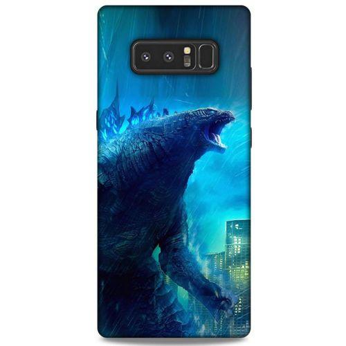Samsung Galaxy Note 8 Kılıf Dragons (33) Hybrid Kılıf Godzilla