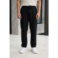 Prawer Baggy Kalıp Odessa Kumaş Jogger Erkek Pantolon- Siyah