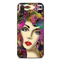 Lopard Samsung Galaxy A01 Uyumlu Kılıf Sürreal Yüzler ♀ (17) Tasarım Kılıf Baskılı