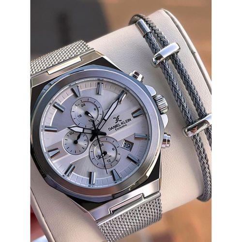 Daniel Klein Hasır Kordon İtalyan Tasarım Bileklik Hediyeli 2 Yıl Garantili Erkek Kol Saati E14234.1