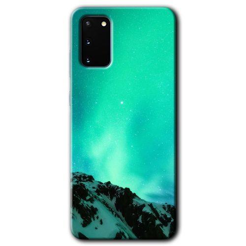 Potkal Hediye Fabrikası Samsung Galaxy S20 Kılıf HD Desen Baskılı Arka Kapak - Aurora