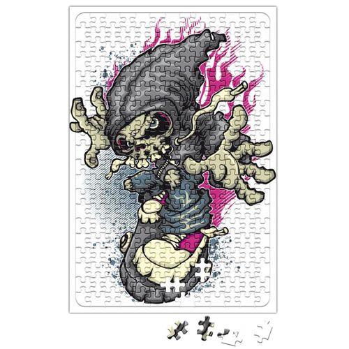 Skull On Skateboard Puzzle 240 Parça Yapboz
