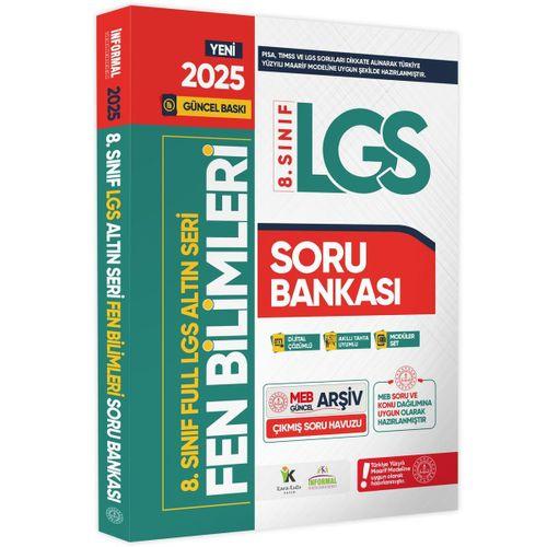 2025 8 Sınıf Full LGS Altın Seri FEN BİLİMLERİ MEB Çıkmış Soru Bankası Modüler Seti PDF/Video Çözüm