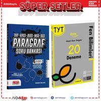 Endemik TYT Fen Bilimleri Deneme ve AKM Paragraf Soru Bankası Seti 2 Kitap