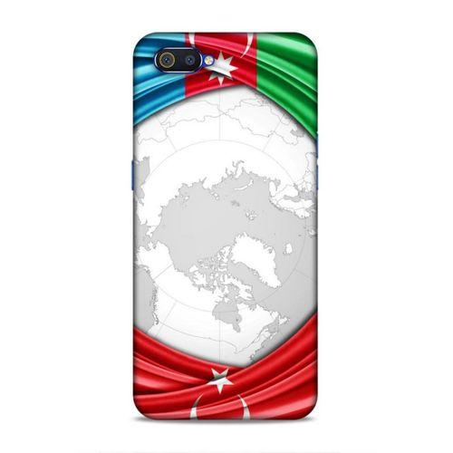 Realme C2 Uyumlu Kılıf Azarbaijan (17) Tasarım Kılıf Dünya Bayraklar