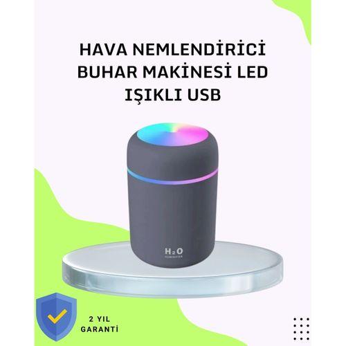 Taşınabilir Hava Nemlendirici – Renkli Işık Ve Usb Bağlantı